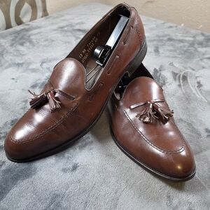 FootJoy Brown Leather Tassel Loafers